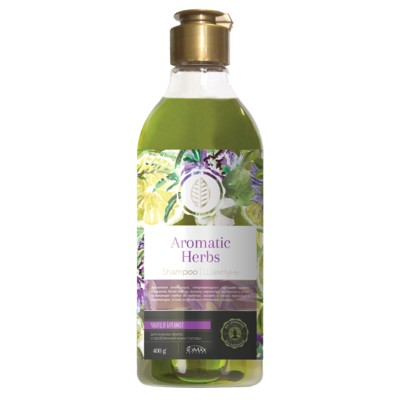 РОМАКС Aromatic Herbs  Шампунь Чабрец и бергамот 400г
